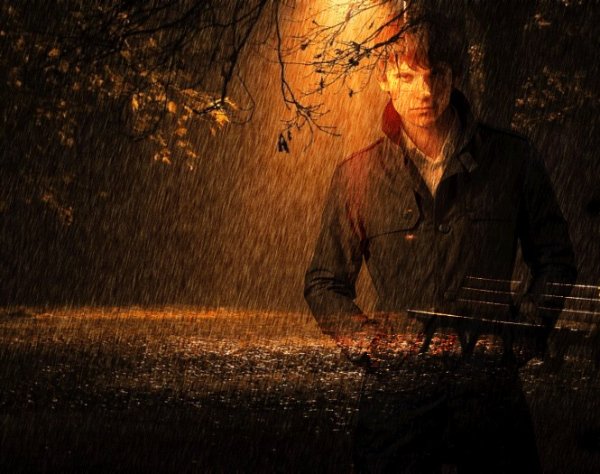 Мужчина дождь