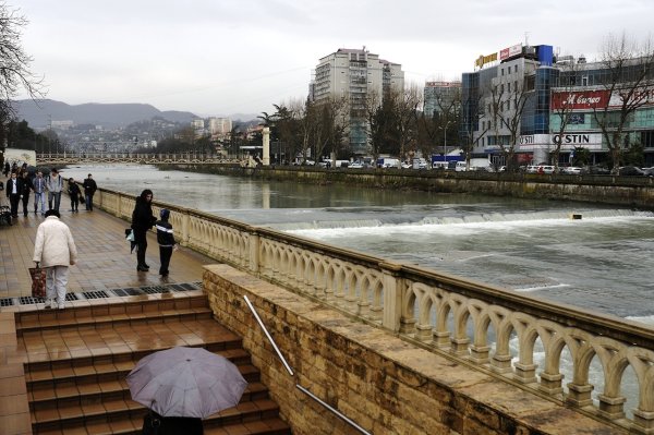 Сочи дождь набережная