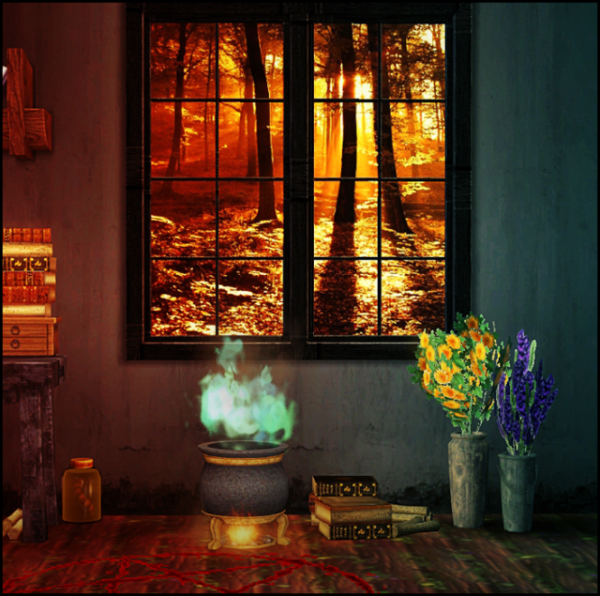Осенний вечер у окна