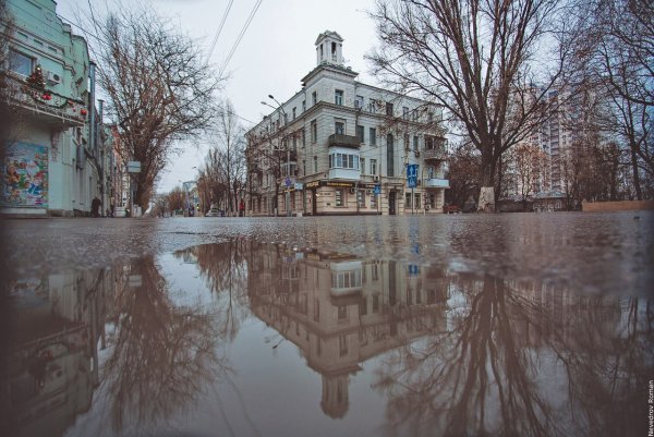 Достопримечательности Ростова на Дону в дождь