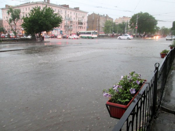 Дождь в Ростове на Дону