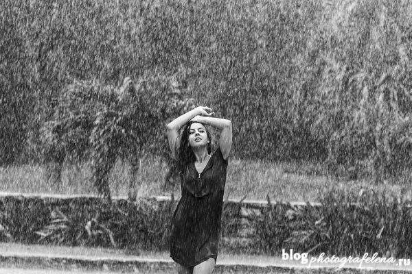 Идеи для фотосессии под дождем