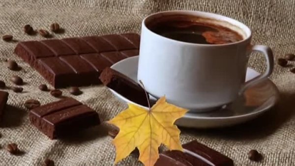 Осень кофе шоколад