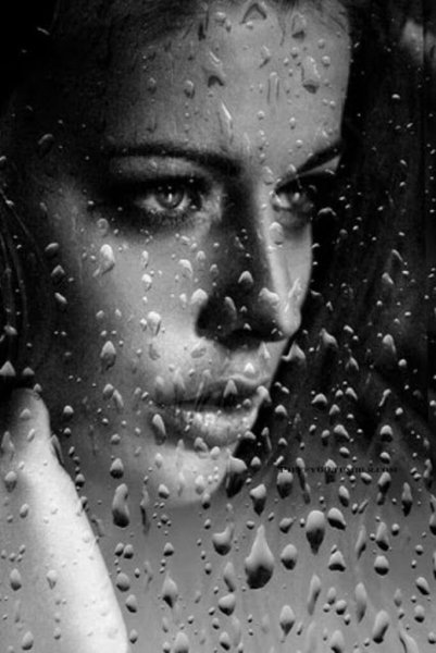 Фотосессия с мокрым стеклом