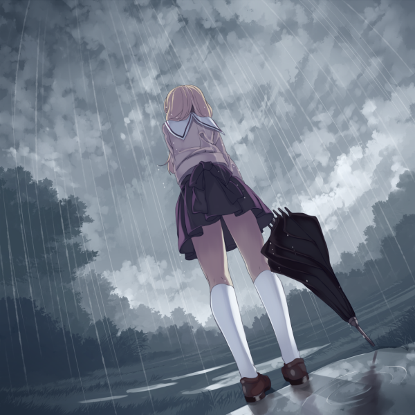 Аниме дождь