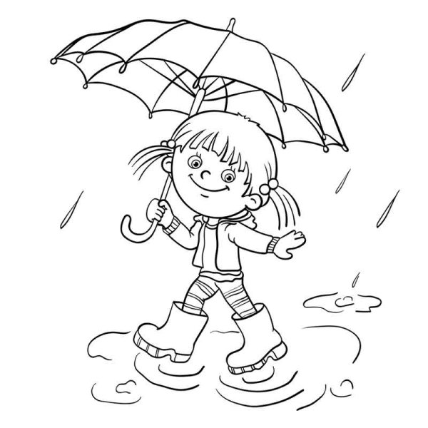 Осенние раскраски для малышей