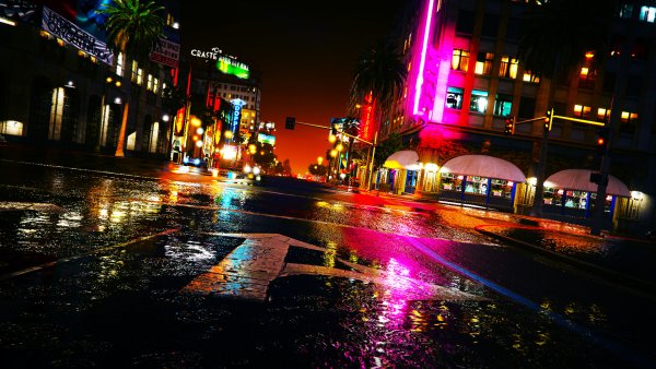 Картинки на рабочий стол ночной город дождь (69 фото) » Картинки и статусы  про окружающий мир вокруг