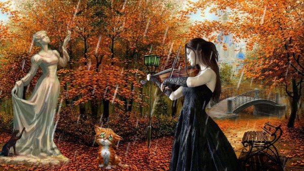 Барышня осень