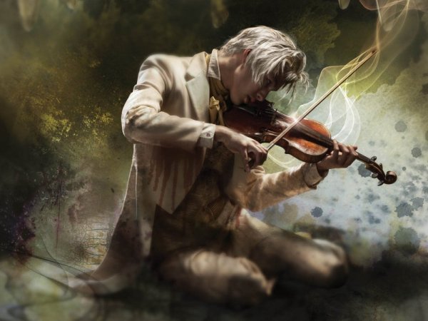 Ангел играющий на скрипке