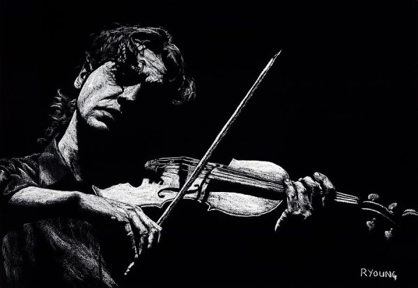 Одинокий скрипач
