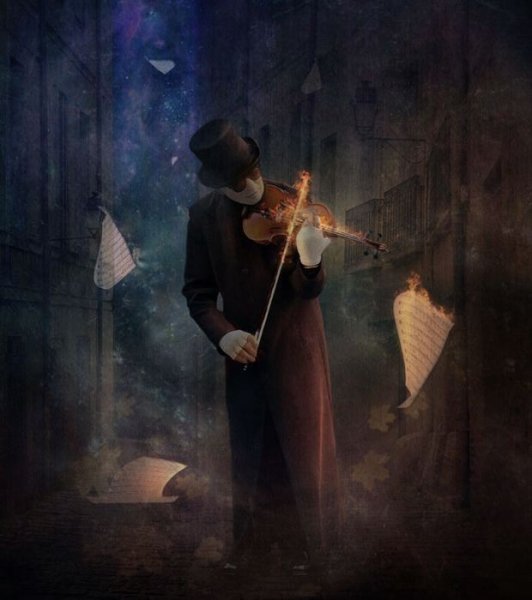 Скрипач арты