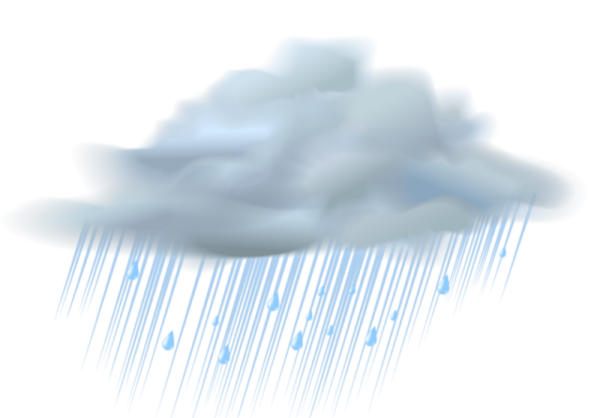 Дождь на прозрачном фоне