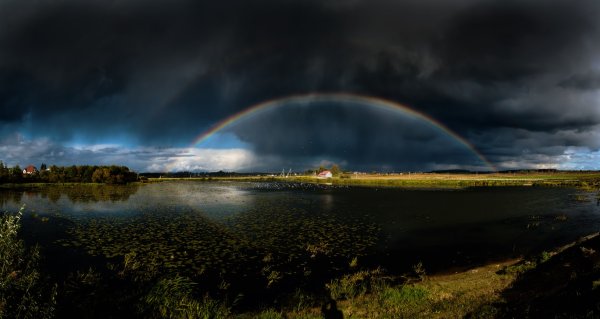 Радуга после дождя