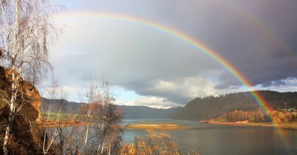 Красота русской природы Радуга