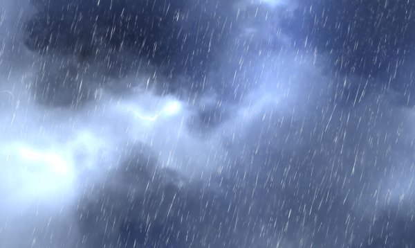 Эффект дождя