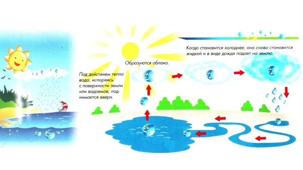 Схема дождя для детей