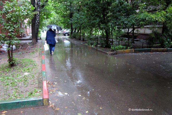 Двор после дождя