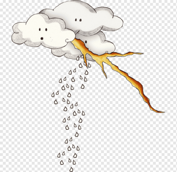 Туча клипарт на прозрачном фоне