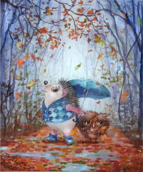 Ирина Глущенко художник Ежи