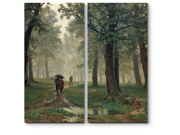 Иван Шишкин дождь в Дубовом лесу