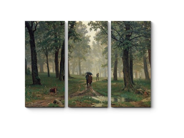 Дождь в Дубовом лесу Шишкин