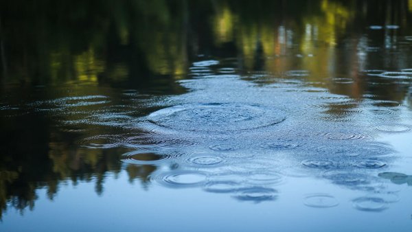 Капля круги на воде