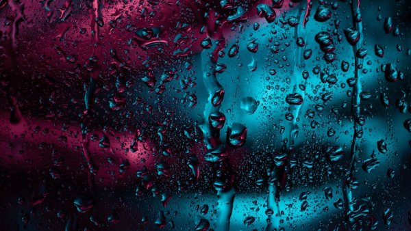 Фон рабочего стола с каплями на