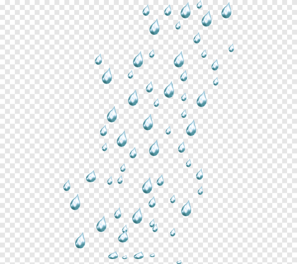 Дождь на прозрачном фоне