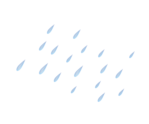 Дождь на прозрачном фоне