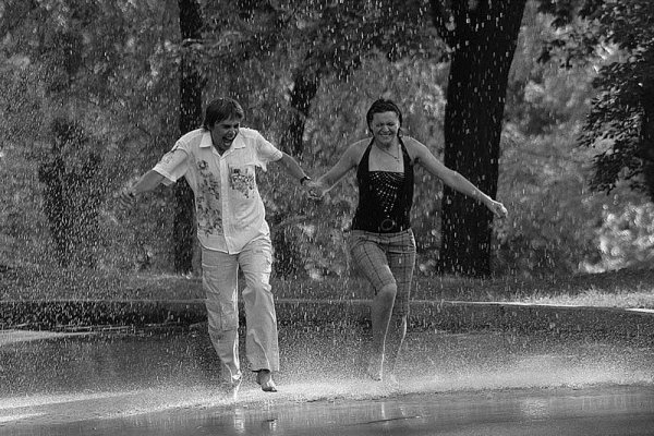 Прогулка под дождём