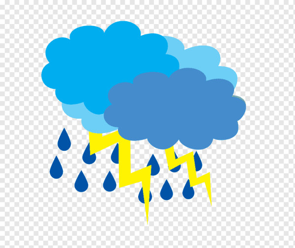 Облако с дождиком