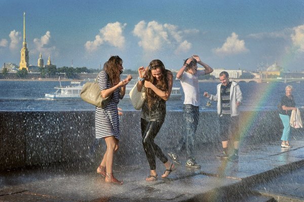 Петербург лето люди