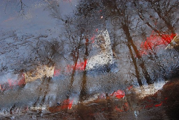 Дождь смывает следы