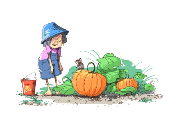 Огород рисунок