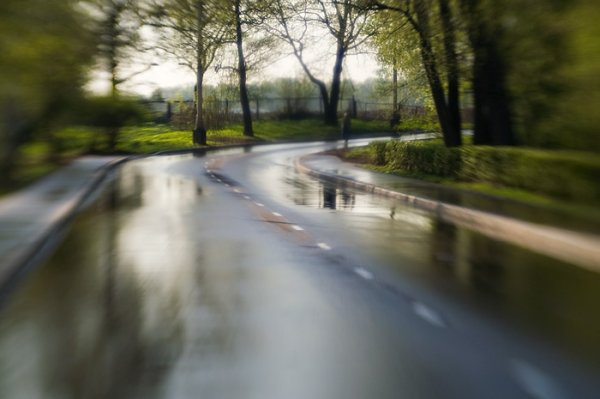 Асфальт после дождя