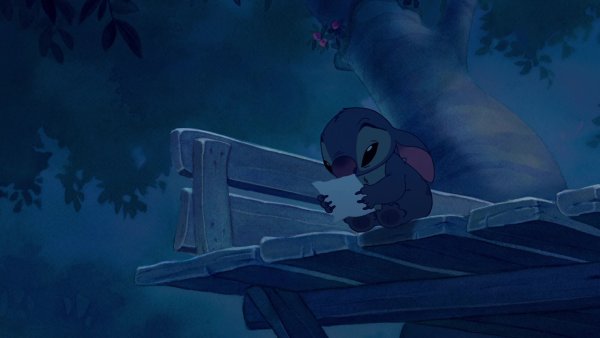 Грустный Стич из Лило и Стич