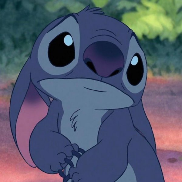Грустный Стич на аву