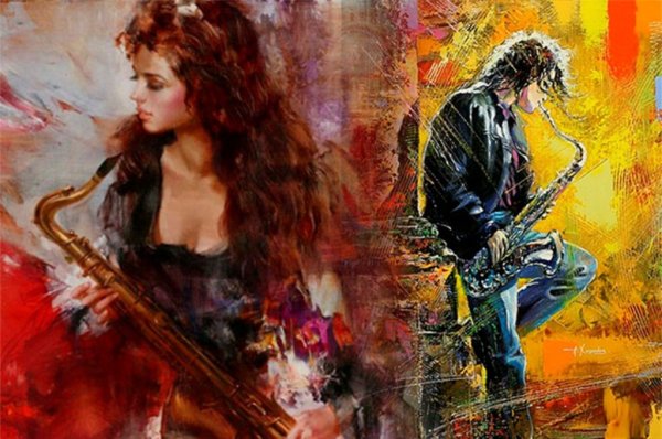 Саксофон осень