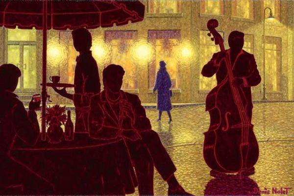Денис Нолет уличный музыкант картины