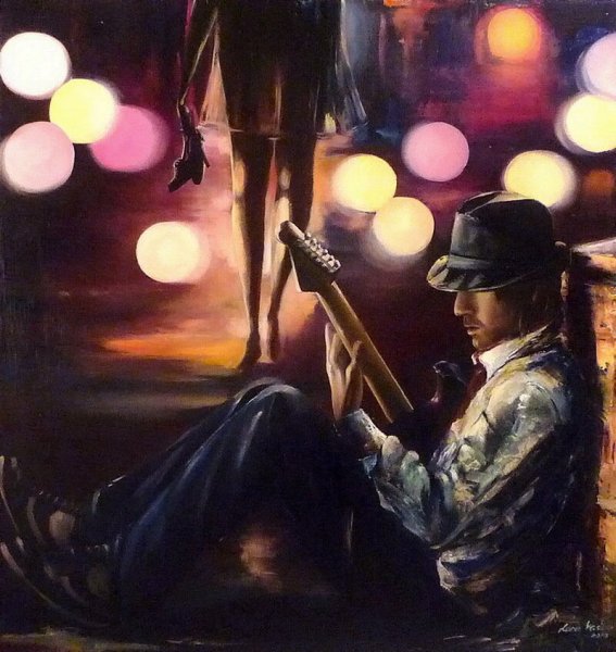 Живопись в стиле блюз