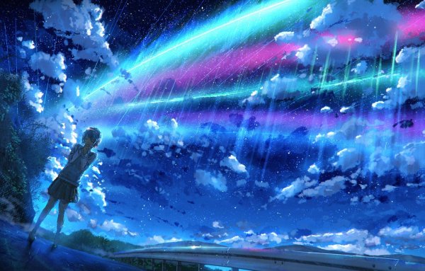 Звездный дождь аниме