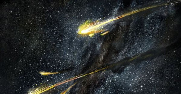 Метеоритный дождь арт