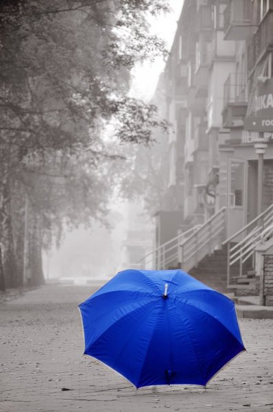 Под зонтиком