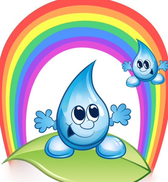 Радужные капельки