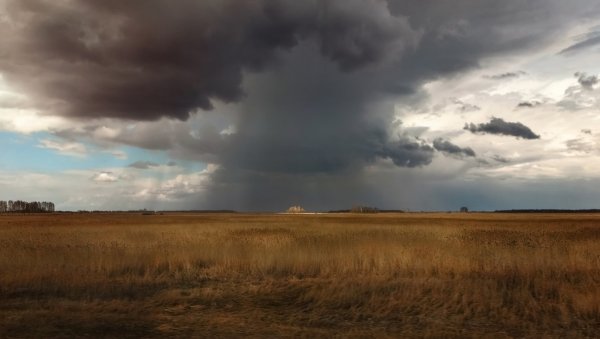 Ливень в степи