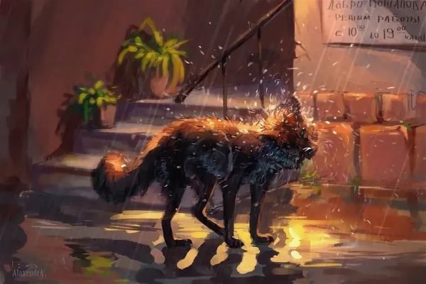 Мокрая лиса арт