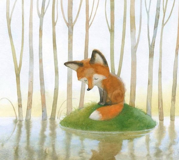 Лисенок плачет