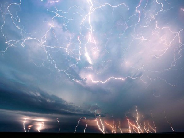 Гроза и дождь