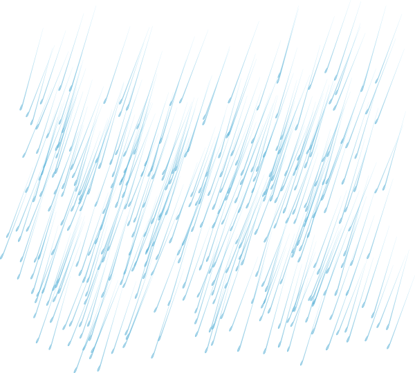 Дождь на прозрачном фоне