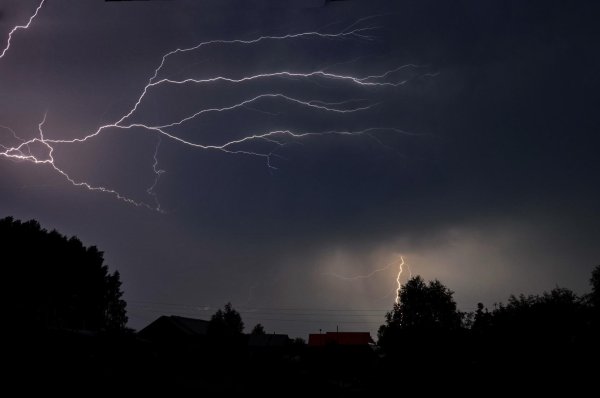 Гроза и ветер